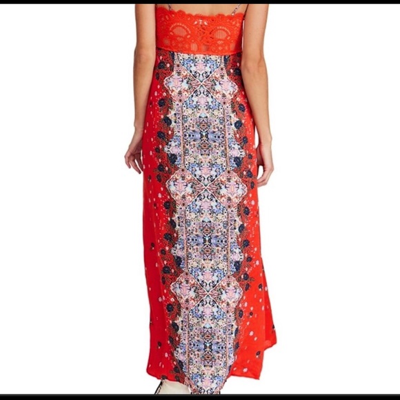 Free People Morning Song Maxi Dress. Size Large. New with Tags. Tribal print - Picture 6 of 7
